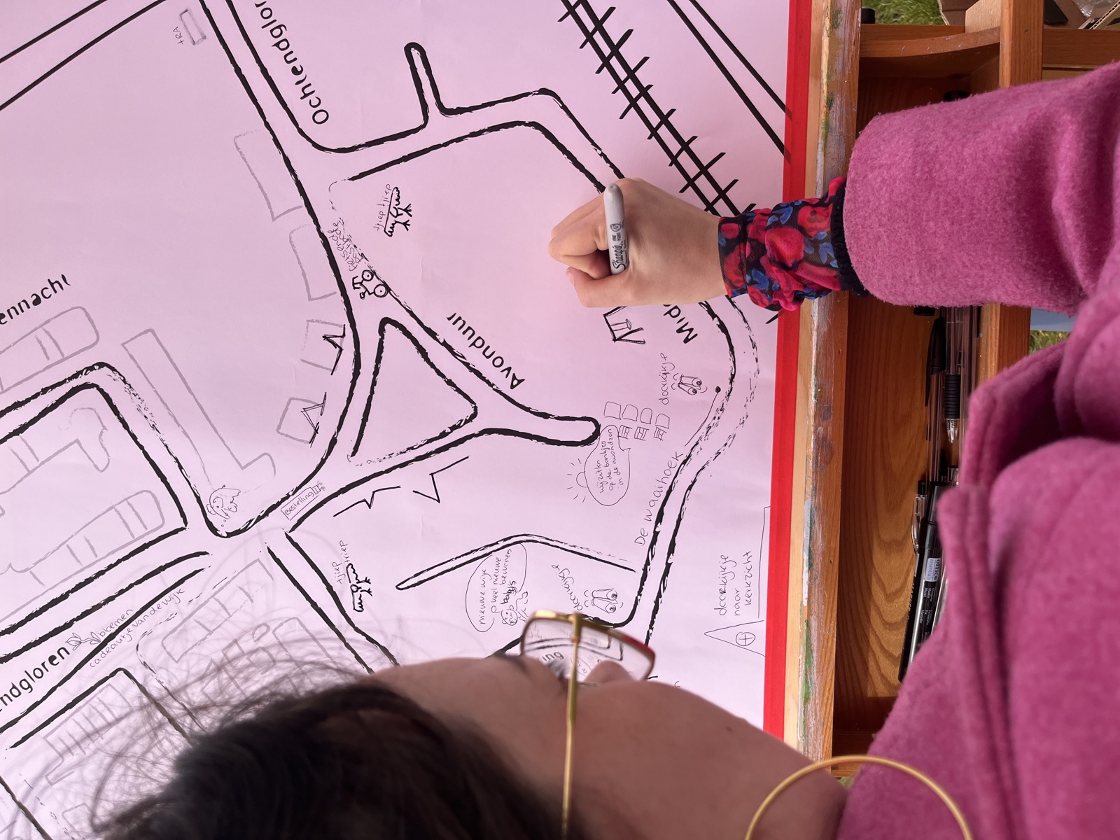 tra-art wijkdag den hoek