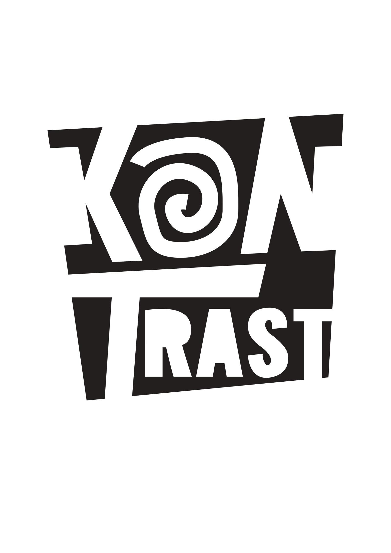 KONTRAST logo zwart