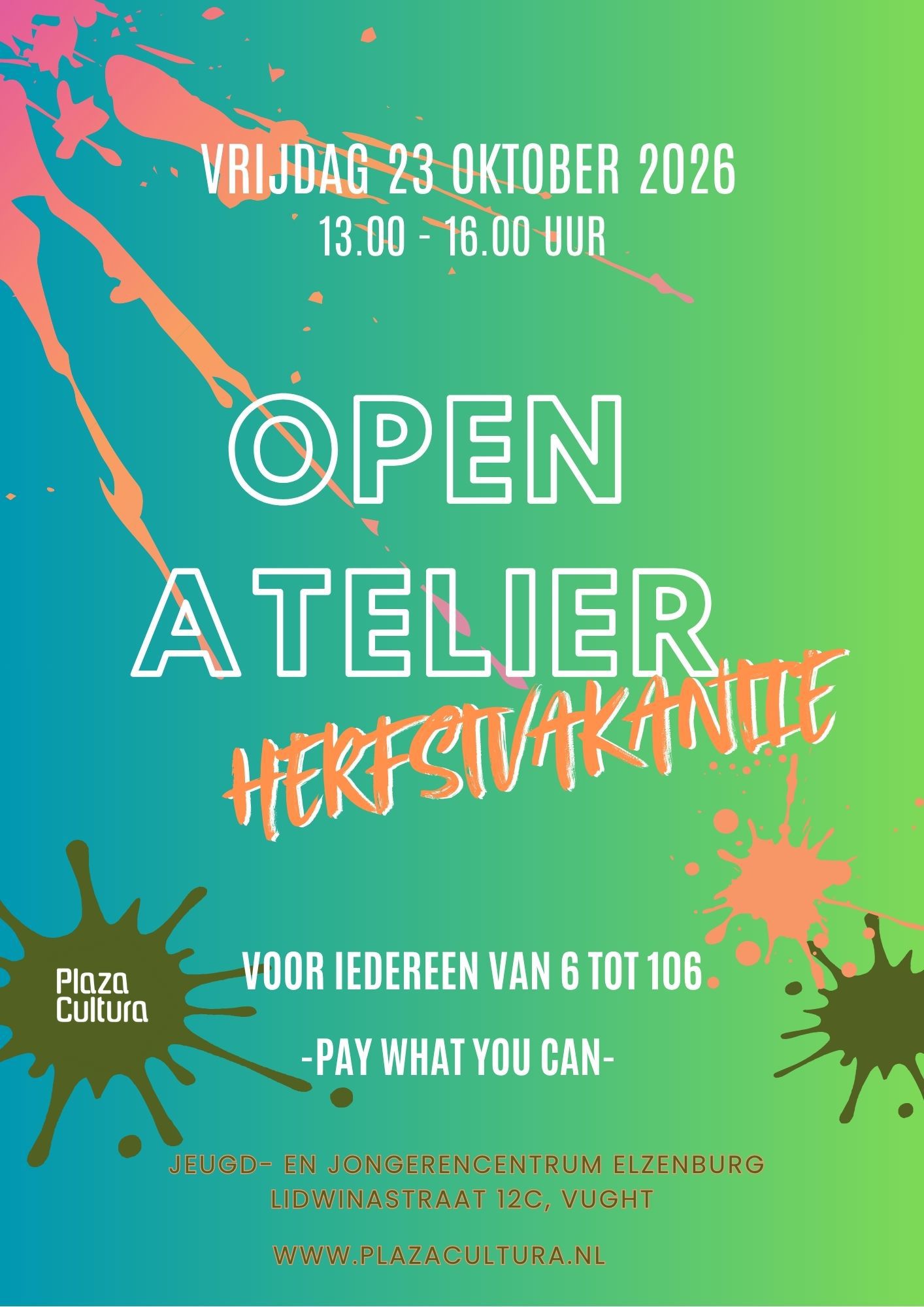 open atelier herfstvakantie - elzenburg