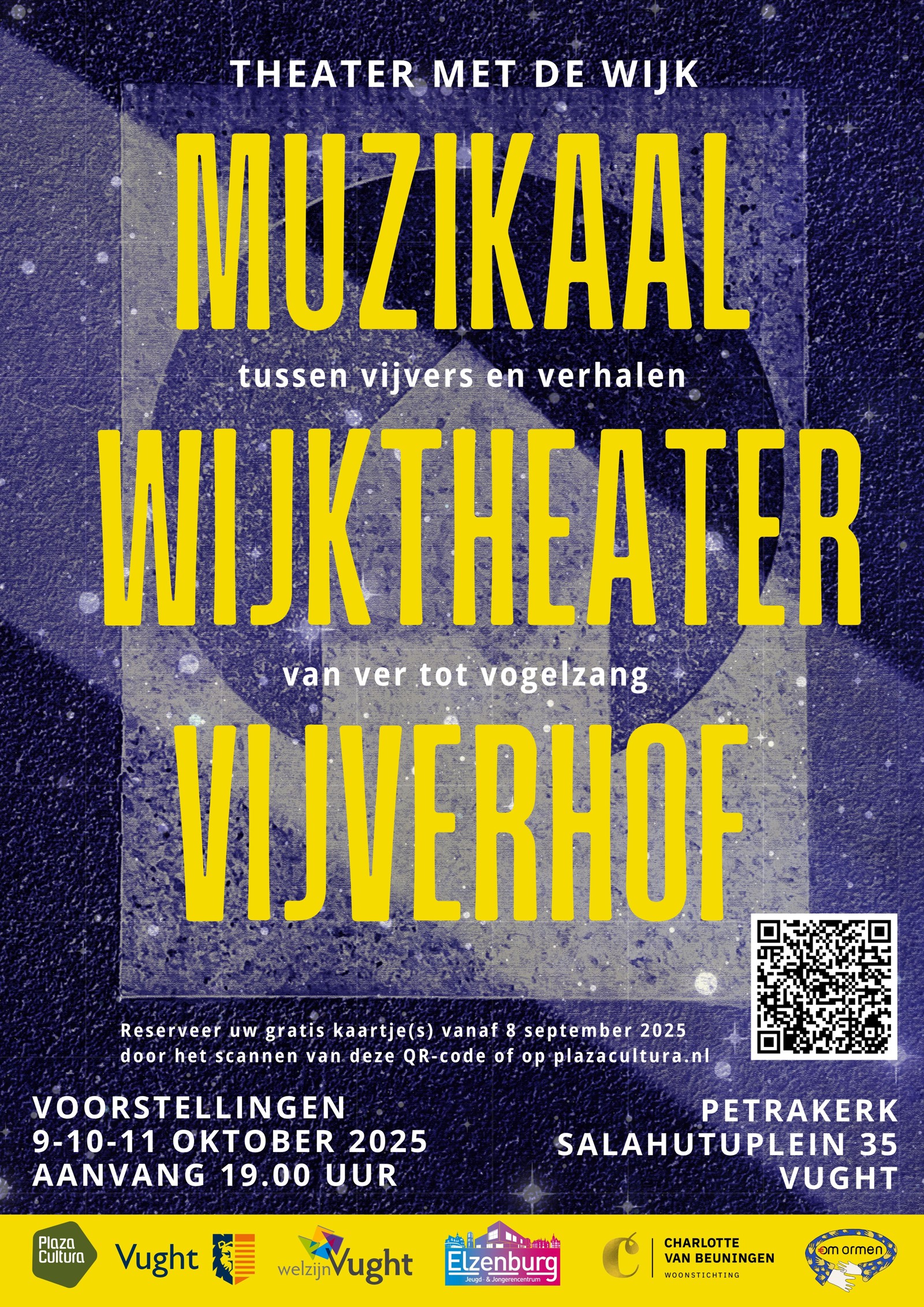muzikaal wijktheater vijverhof poster