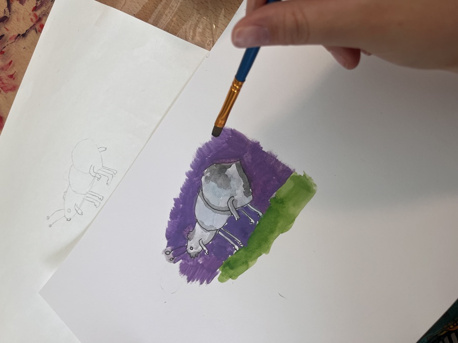 Villa Creatief - Tekenen schilderen met gouache