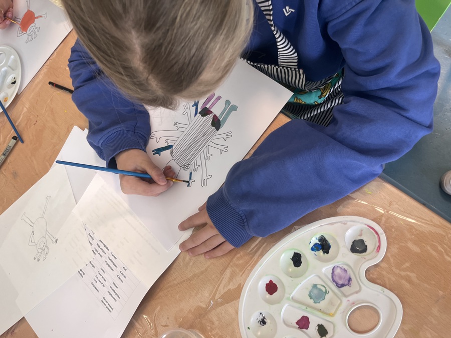 Villa Creatief - Tekenen schilderen met gouache