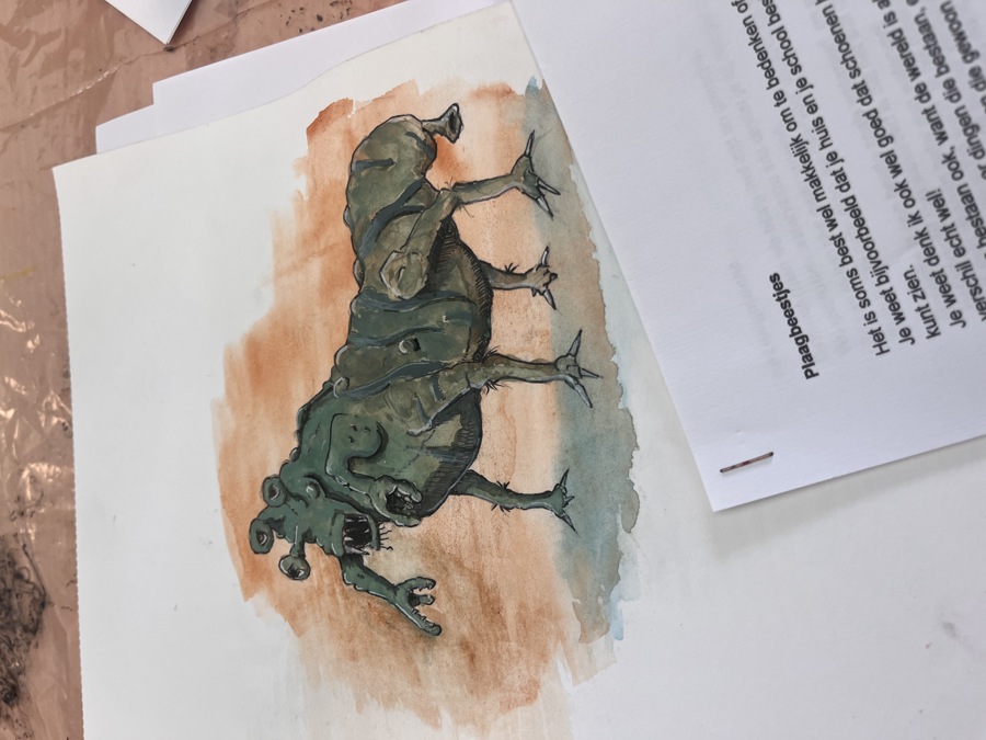 Villa Creatief - Tekenen schilderen met gouache