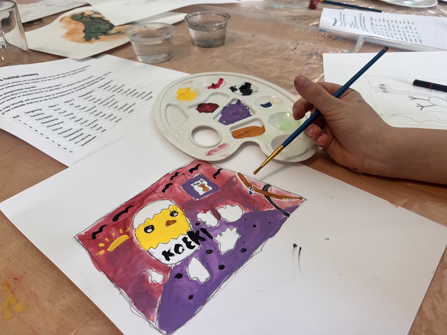 Villa Creatief - Tekenen schilderen met gouache